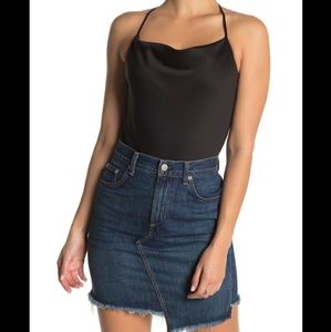 Socialite Black Spaghetti Strap Body Suit